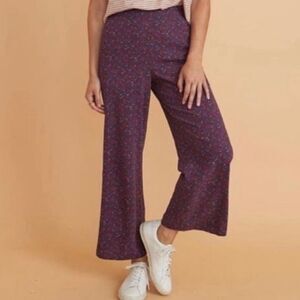 Marine layer kiley pant ditsy floral cabernet